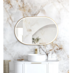 Noosa Led 900(H)x600(W) Gold Metal Frame Mirror- Install Horizontal or Vertical